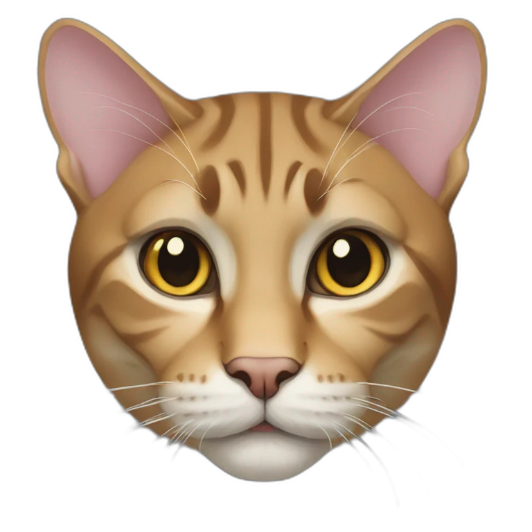 flat-shaded-polygon-cat emoji