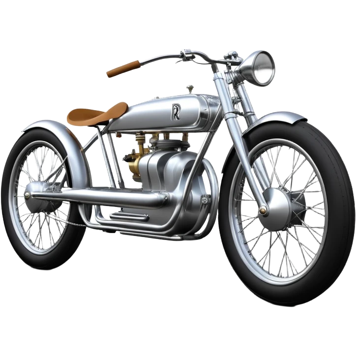  1955 Rolls Royce lowered powerful motorcycle engined silver ghost C-3PO racing cyclekart with advanced rugged independent suspension, power steering and disc brakes  emoji