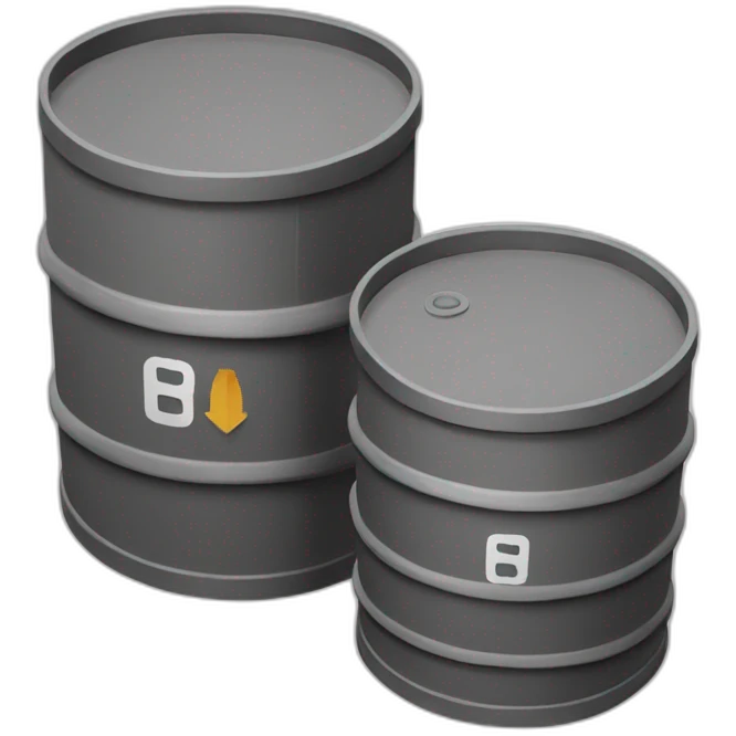 Oil barrel game icon emoji