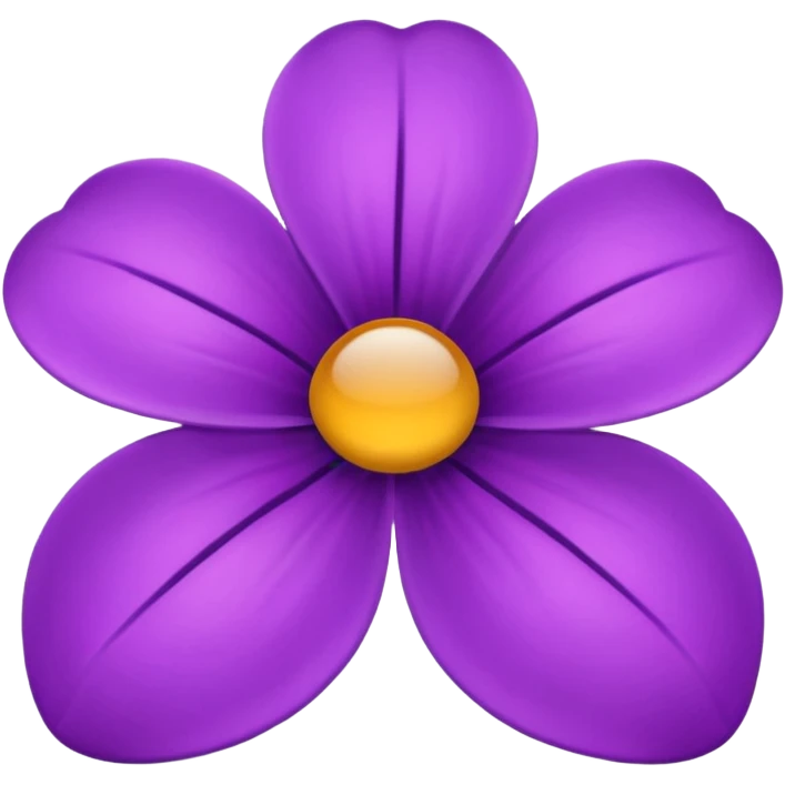 Violet flower emoji