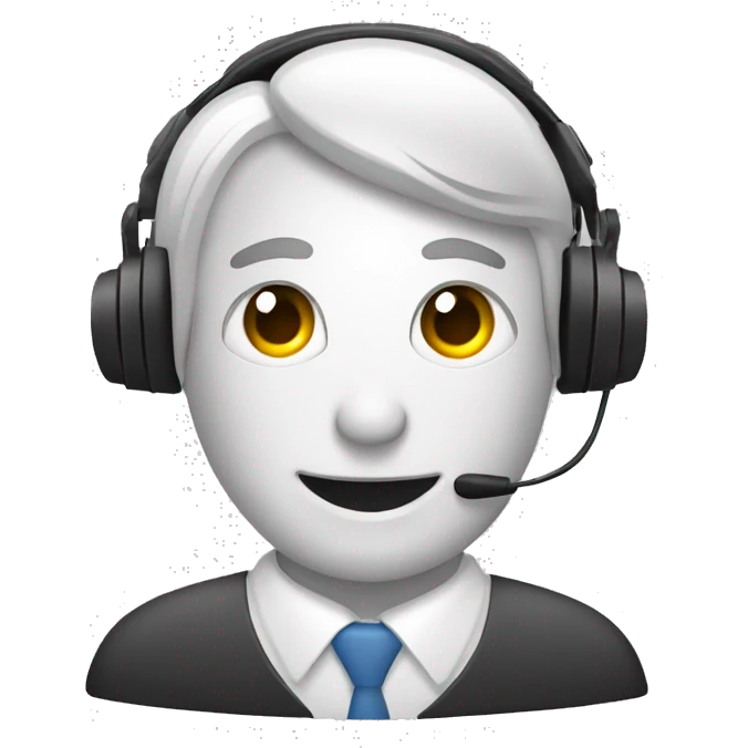 Webinar Emoji 
Design Idea: A computer monitor with a speaker icon.man at computer with a headset emoji