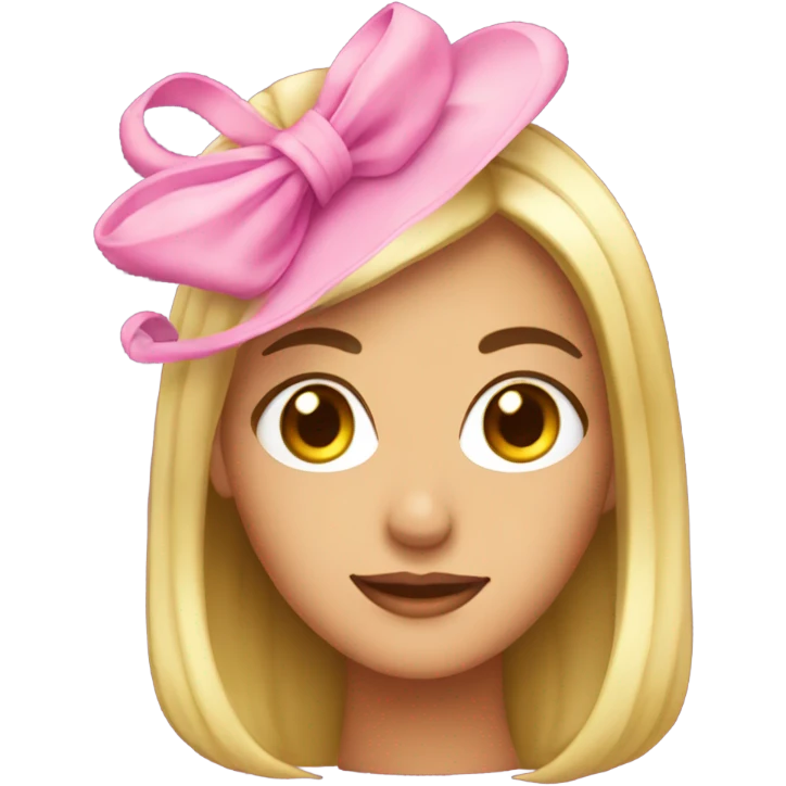 Rebecca wearing a fascinater ￼ emoji