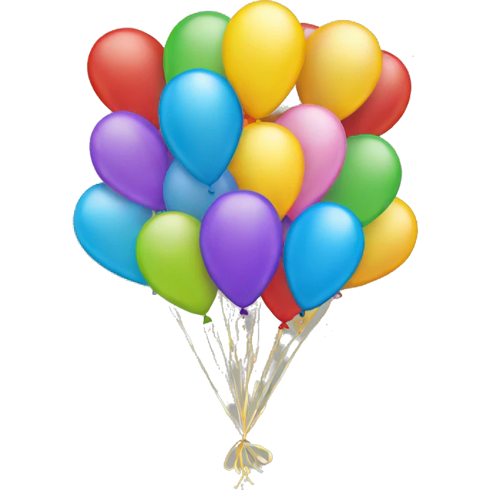 Birthday balloons emoji