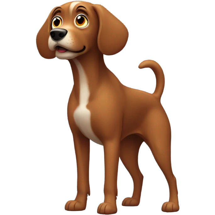 brown dog emoji