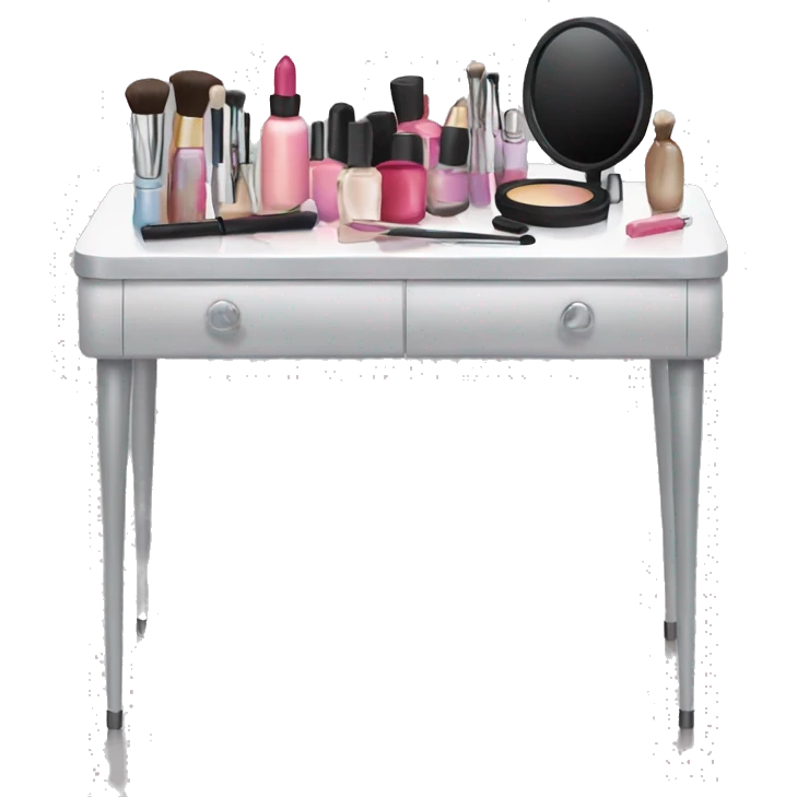 Makeup table emoji