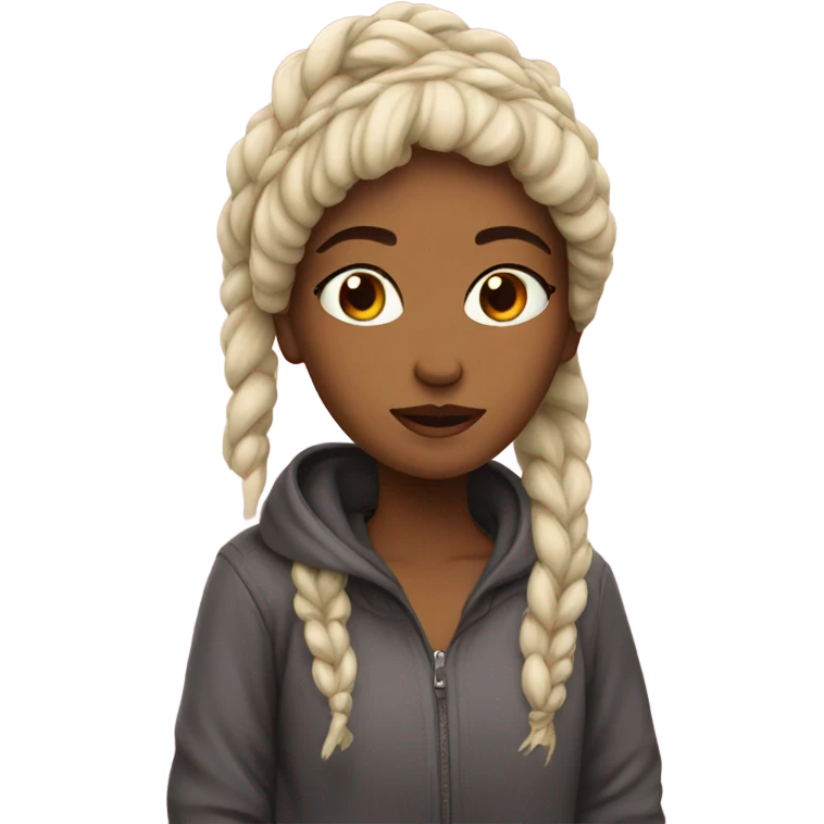 Chill girl emoji