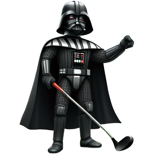 Darth Vader golfing emoji