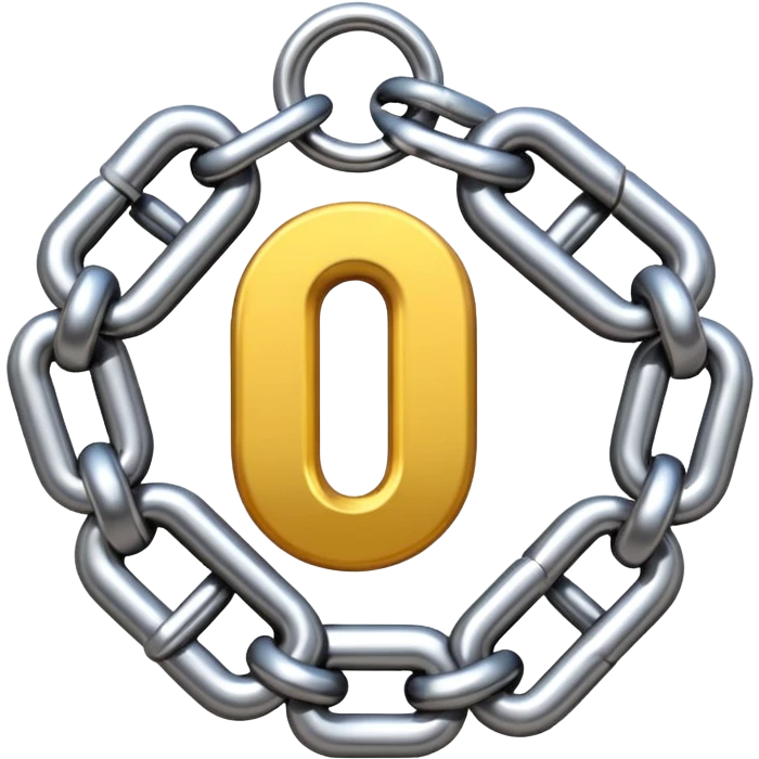 Good chain with numbers 408 emoji