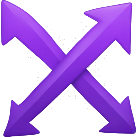 simple purple arrow emoji