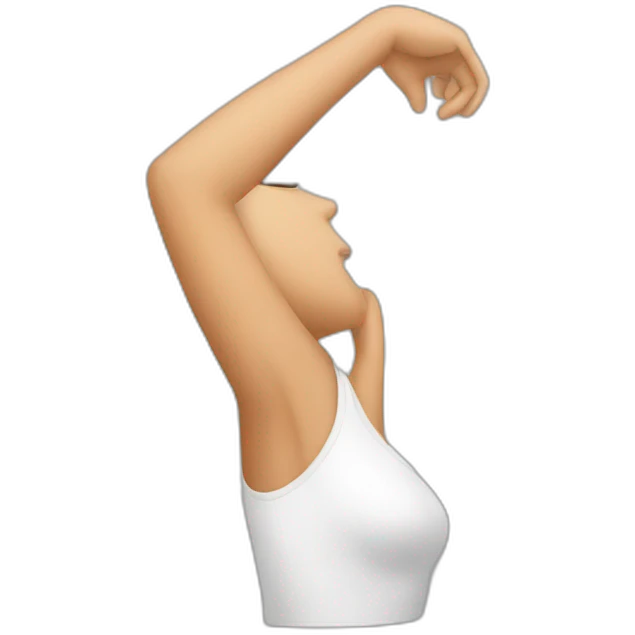 woman armpit emoji