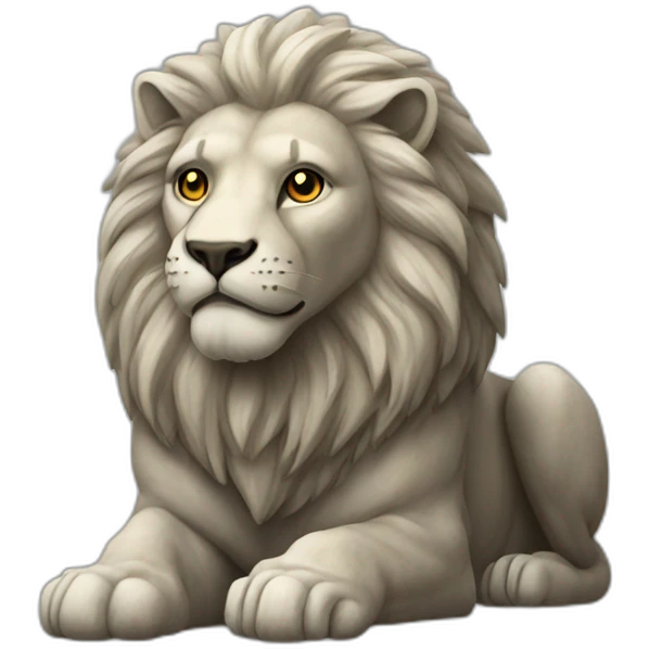 stone lion emoji