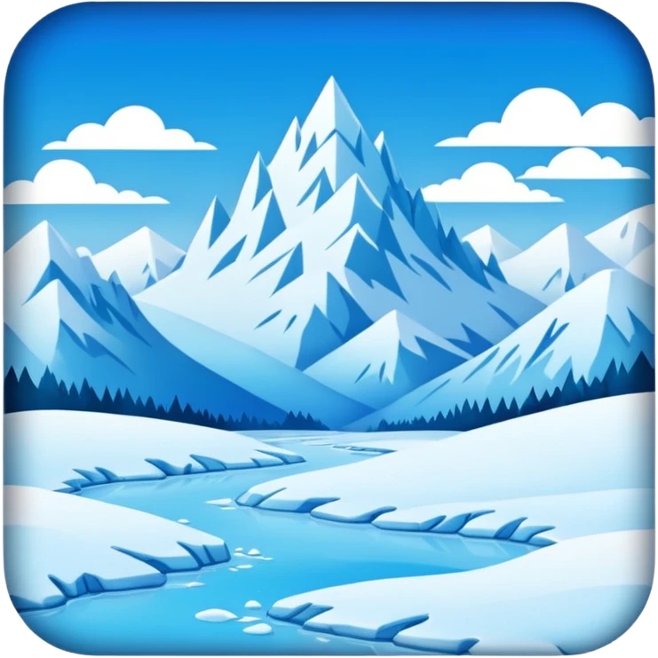 Icy lanscape emoji