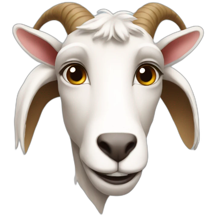 The goat emoji