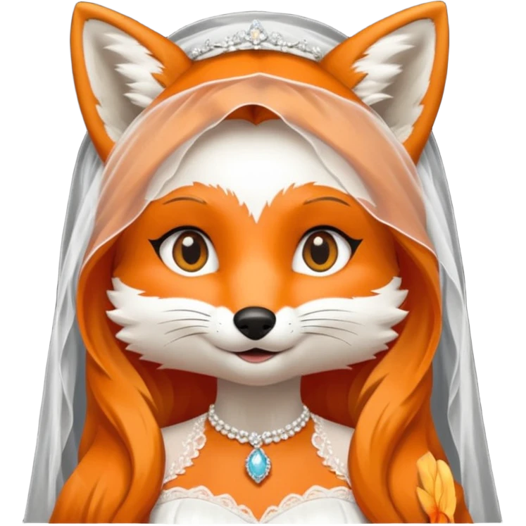 bride fox emoji