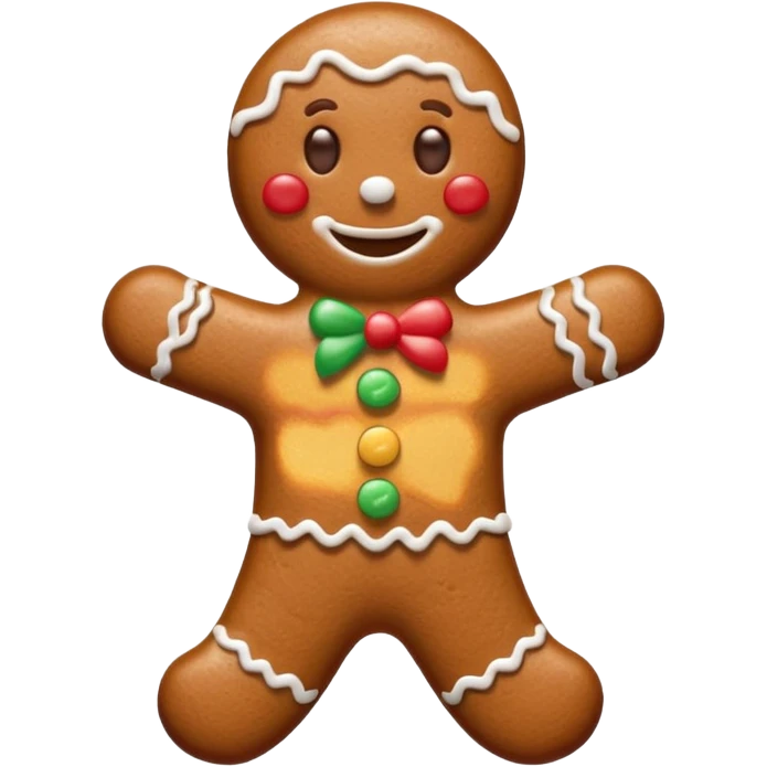 Christmas ginger  man emoji