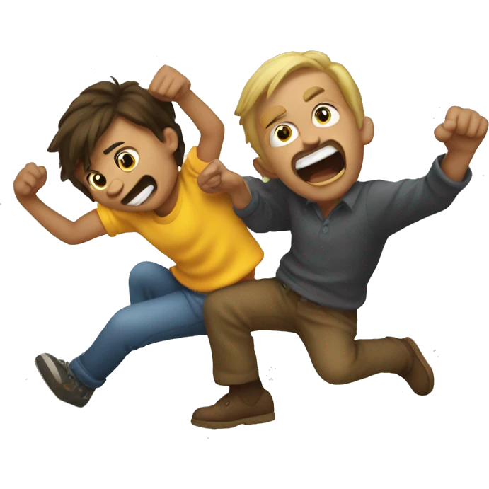 Tickle fight emoji