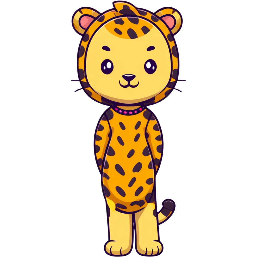 leopard dress emoji
