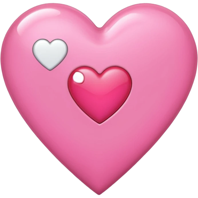 create a cute pink location pin without faces in the middle  emoji