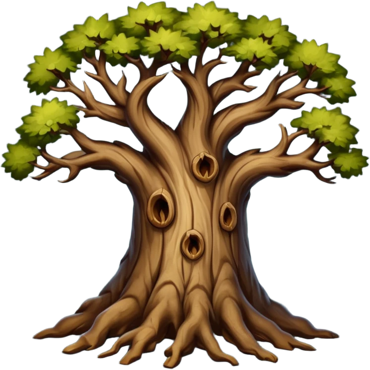 dark old trees  emoji