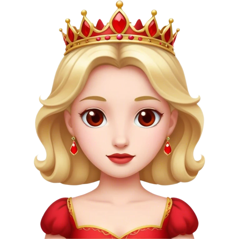 Princess With a Red Dress emoji
