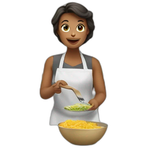 If the lights are on in the kitchen, it must be Mom preparing dinner. emoji