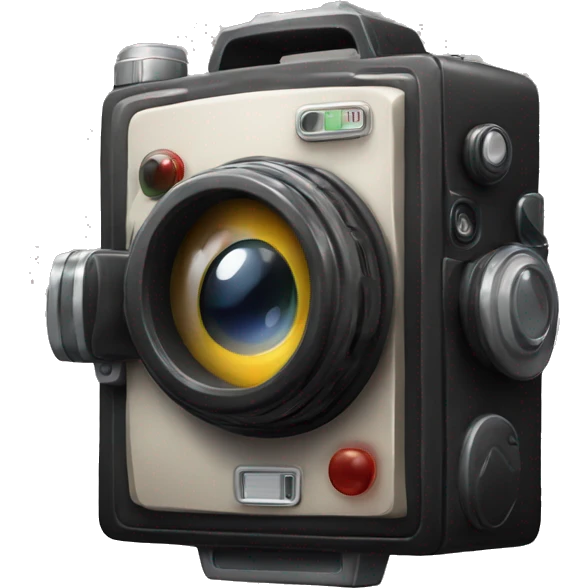 analogue camera with flash emoji