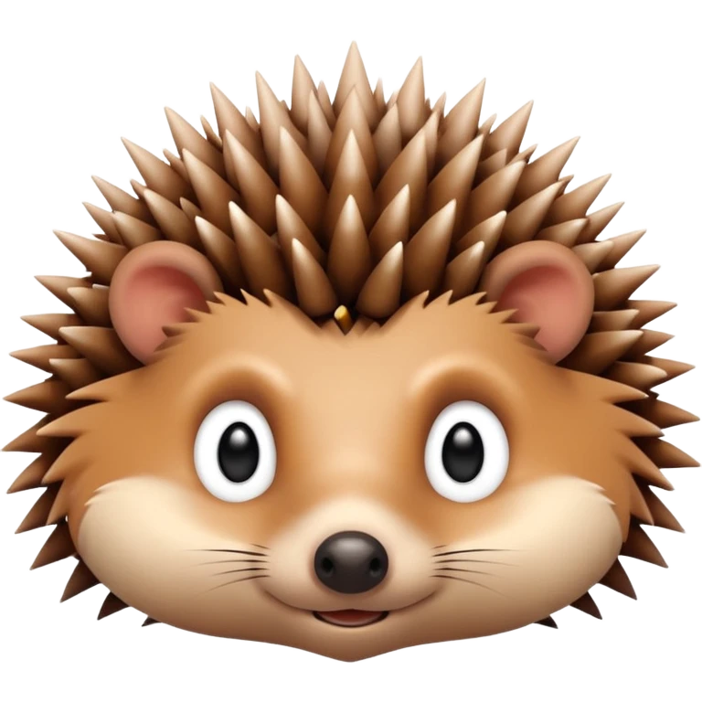 hedgehog face emoji