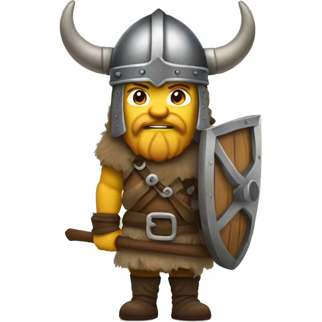 Viking with house on it emoji