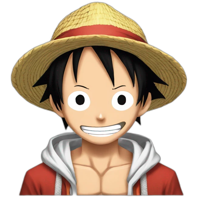 Monkey D Luffy mugiwara emoji