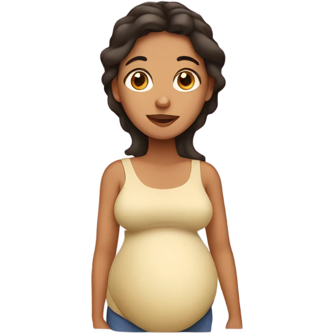 hispanic pregnant women emoji