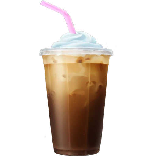 Iced coffee emoji