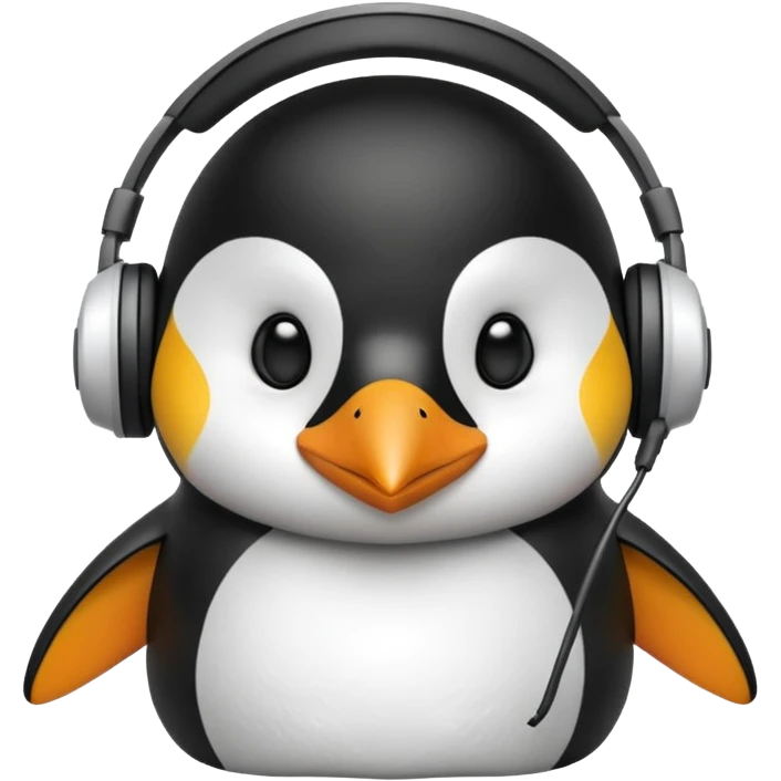 Penguin gaming emoji