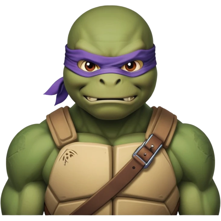 Hun from Teenage Mutant Ninja Turtles, muscular gang leader emoji