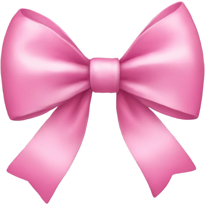 pink bow  emoji