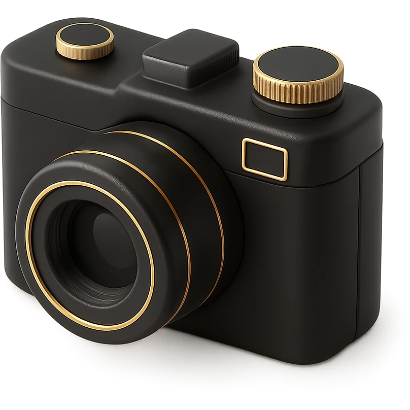 black camera emoji