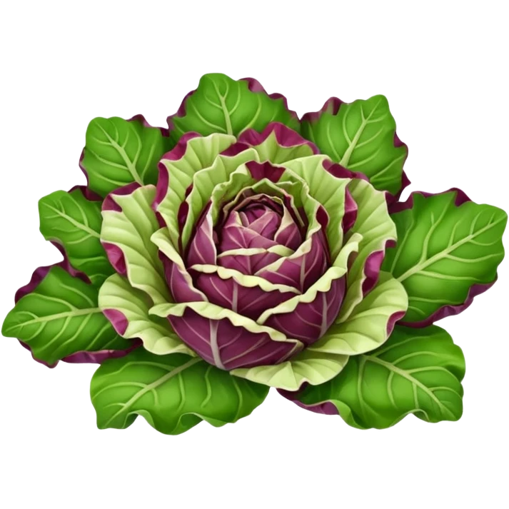 green blegian radicchio emoji
