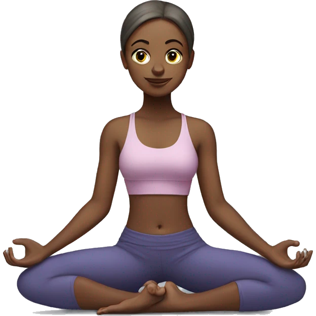 Yoga girl emoji