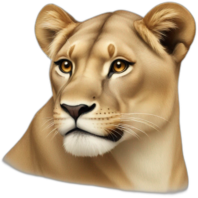 Lioness emoji