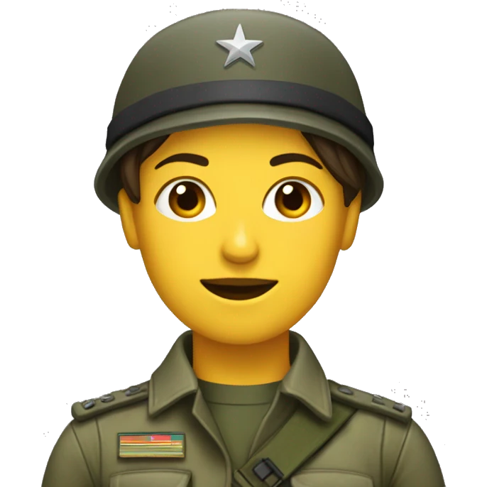 soldado mulher emoji