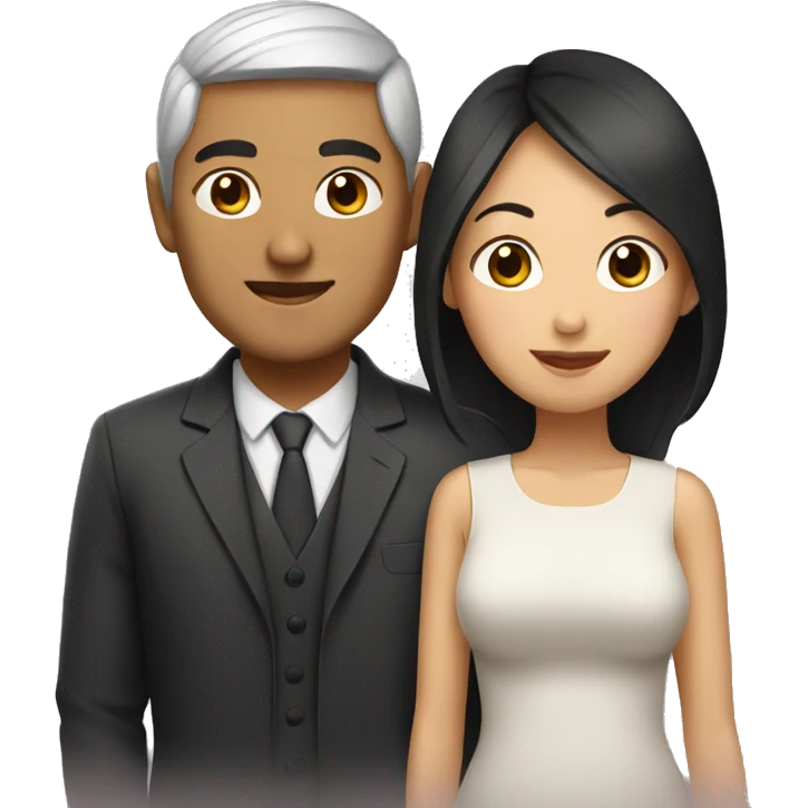 Asian couple emoji