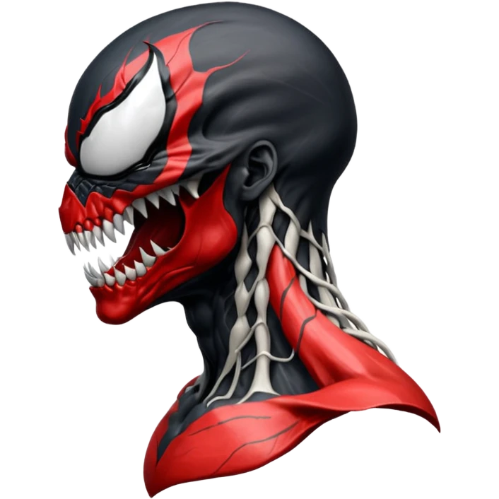 Venom head back view with visible neck muscles emoji