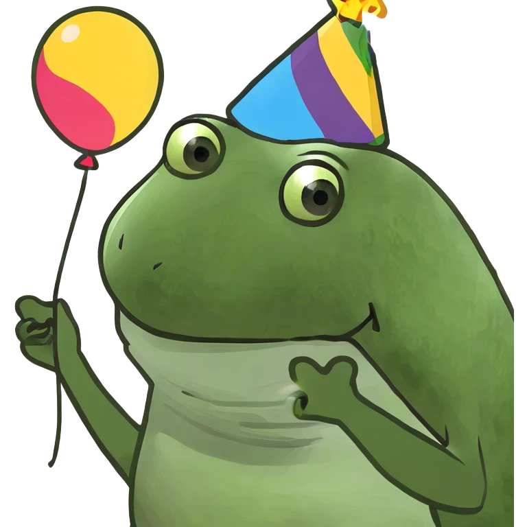 Toad smiling emoji