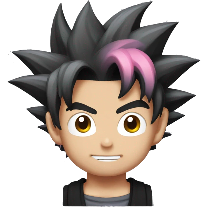 goku black with pink hair emoji