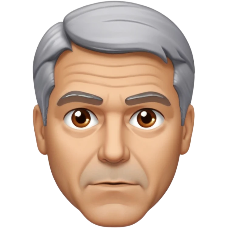 George clooney annoyed emoji