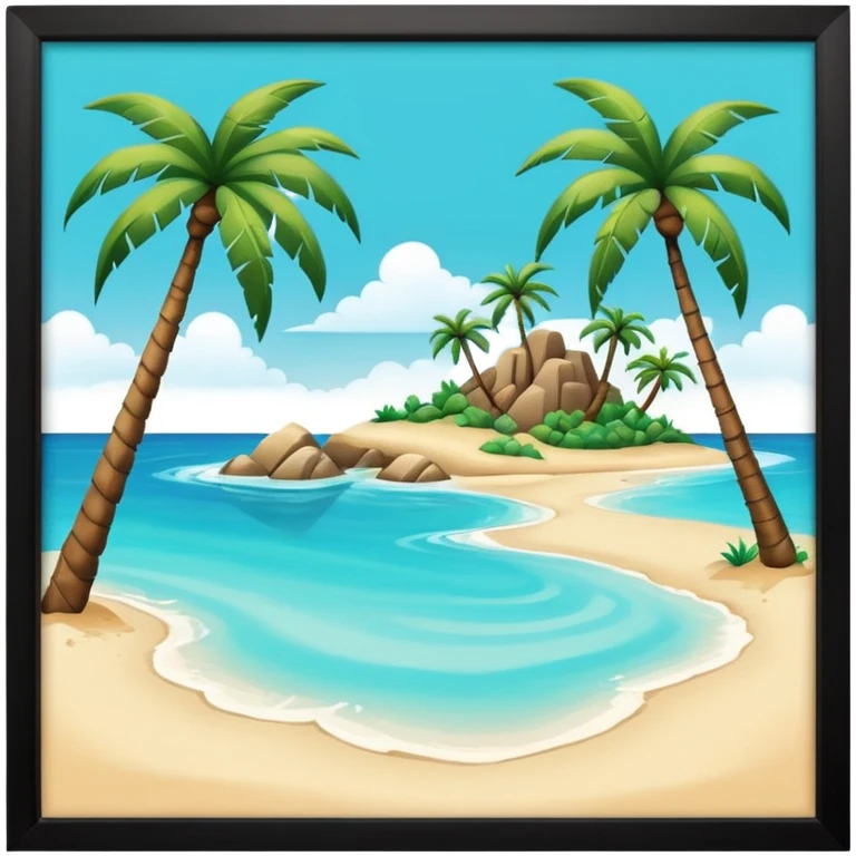 Deserted Island emoji