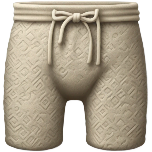 Caleçon avec du relief  emoji