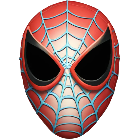 Spiderman mask emoji