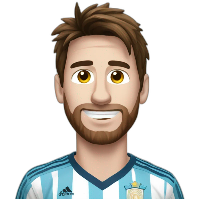 messi argentina emoji