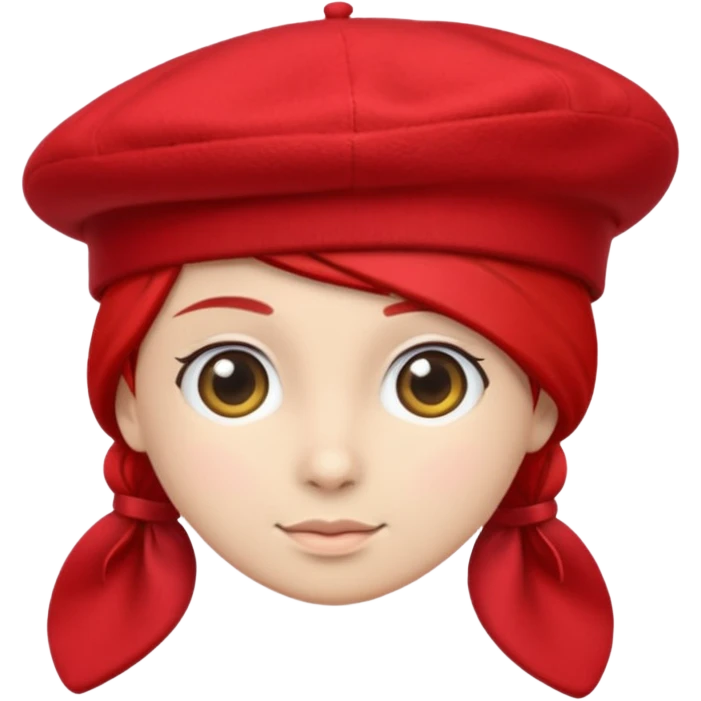 Red beret emoji