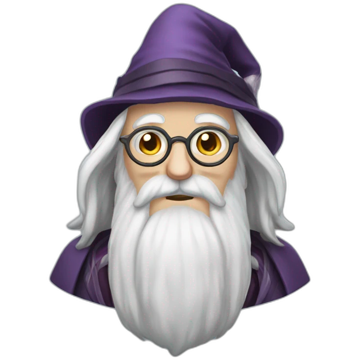dumbledore harry potter character emoji